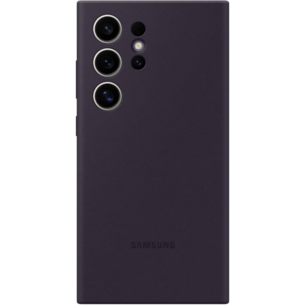 Θήκη Σιλικόνης - Samsung Galaxy S24 Ultra - Official Samsung Silicone Case - Dark Violet (EF-PS928TEEGWW)
