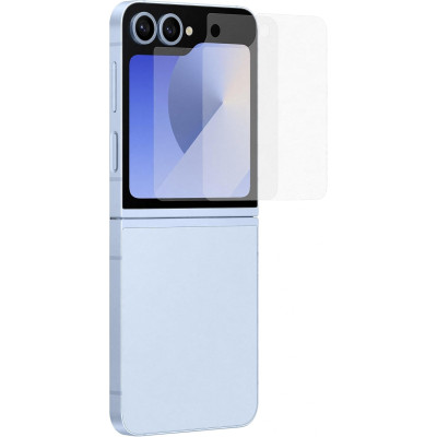 Μεμβράνη Προστασίας Εξωτερικής Οθόνης - Samsung Galaxy Z Flip6 - Official Samsung Anti-Reflecting Film - 2 Τεμάχια - Transparent (EF-UF741CTEGWW)