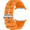 Υφασμάτινο Λουράκι με Καουτσούκ HNBR Rubber - Samsung Galaxy Watch Ultra 2025 / 2024 47mm - Official Samsung PeakForm Band - Orange (ET-SBL70MOEGEU)