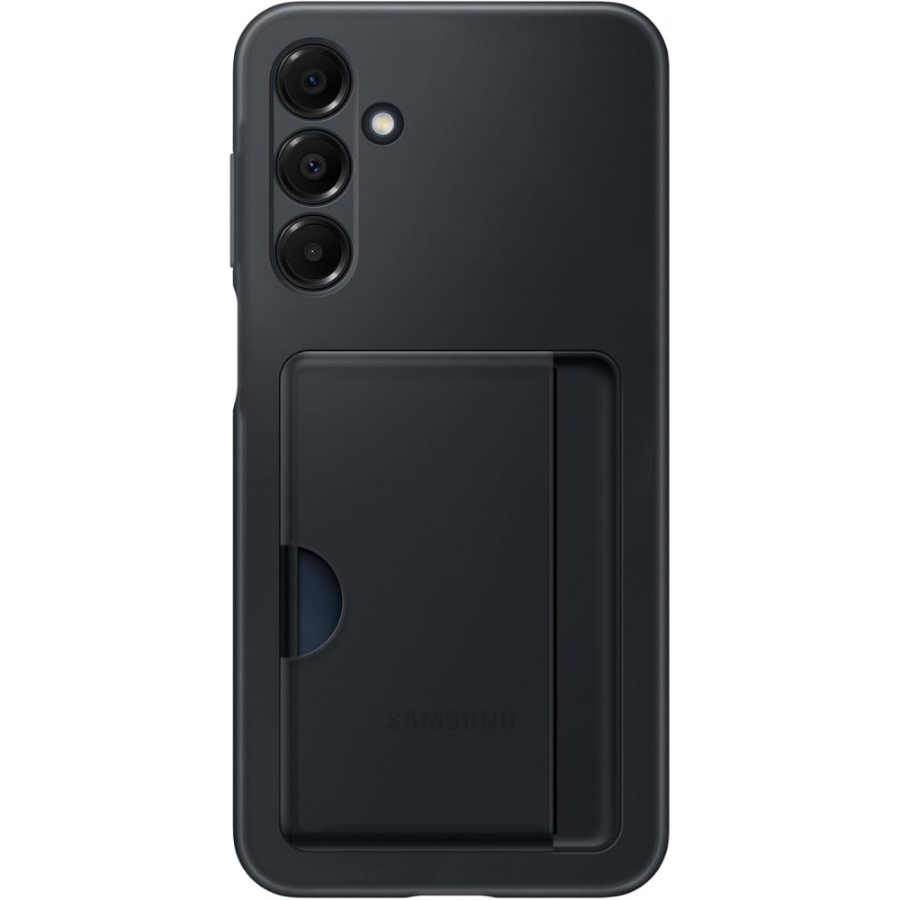 Θήκη Samsung Galaxy A16 - Official Samsung Card Slot Case Σιλικόνης με Υποδοχή για Κάρτα - Black (EF-OA166TBEGWW)