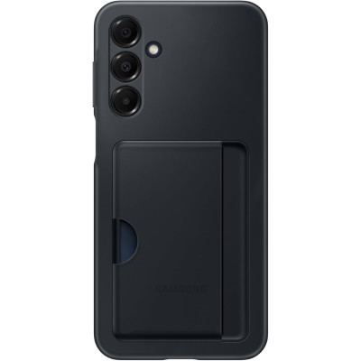 Θήκη Samsung Galaxy A16 - Official Samsung Card Slot Case Σιλικόνης με Υποδοχή για Κάρτα - Black (EF-OA166TBEGWW)