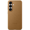 Θήκη Samsung Galaxy S25 Official Samsung Kindsuit Case Σκληρή από Οικολογικό Δέρμα - Camel (EF-VS931PFEGWW)
