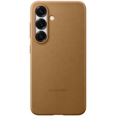 Θήκη Samsung Galaxy S25 Official Samsung Kindsuit Case Σκληρή από Οικολογικό Δέρμα - Camel (EF-VS931PFEGWW)