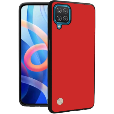 Θήκη Samsung Galaxy A12 Bodycell Vegan Cover Σκληρή - Red (5206015076404)