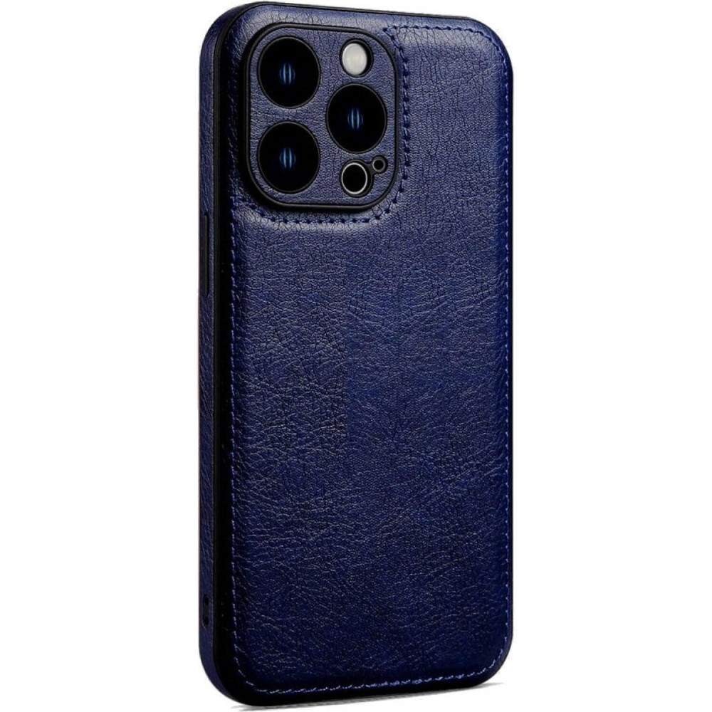 Θήκη iPhone 12 Pro Bodycell Prestige Backcover με Πλαίσιο Κάμερας - Blue (5206015068041)
