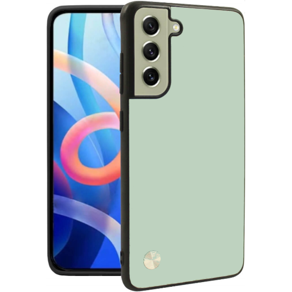 Θήκη Samsung Galaxy S21 FE 5G Bodycell Vegan Cover Σκληρή - Light Green (5206015077111)