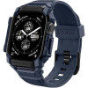 Θήκη Apple Watch 11 / 10 46mm Spigen Rugged Armor Pro Unibody Σιλικόνης - Navy Blue (ACS08606)