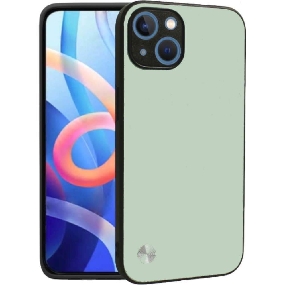 Θήκη iPhone 14 Plus Bodycell Vegan Cover Σκληρή - Light Green (5206015075797)