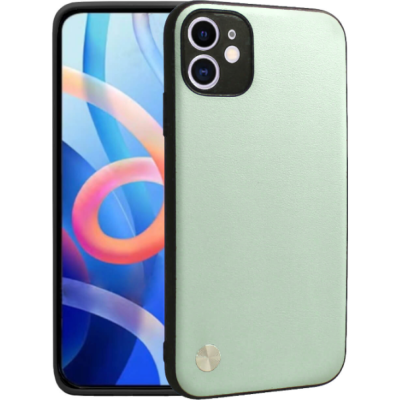Θήκη iPhone 12 Bodycell Vegan Cover Σκληρή - Light Green (5206015075513)