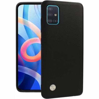 Θήκη Samsung Galaxy A51 Bodycell Vegan Cover Σκληρή - Black (5206015076770)