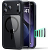 Θήκη & Tempered Glass iPhone 17 Pro ESR Classic Hybrid Magnetic Set Ανθεκτική με MagSafe & Full Face Αντιχαρακτικό Γυαλί Προστασίας Οθόνης - Clear / Black (4894240289082)