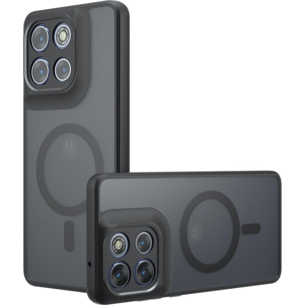 Θήκη Motorola Moto G86 / G86 Power Techsuit PureFrost Σκληρή Ημιδιάφανη με MagSafe - Frosted Black (5949419320307)