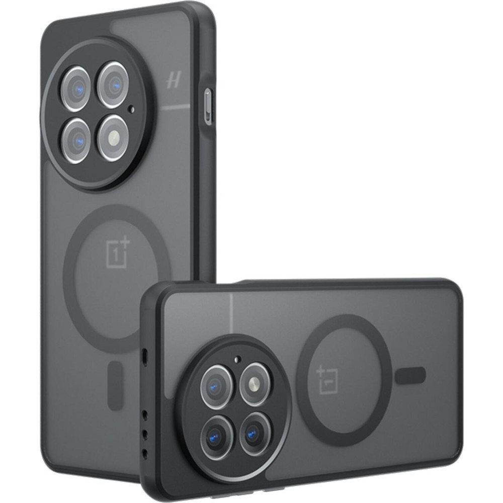 Θήκη OnePlus 13 Techsuit PureFrost Σκληρή Ημιδιάφανη με MagSafe - Frosted Black (5949419320437)