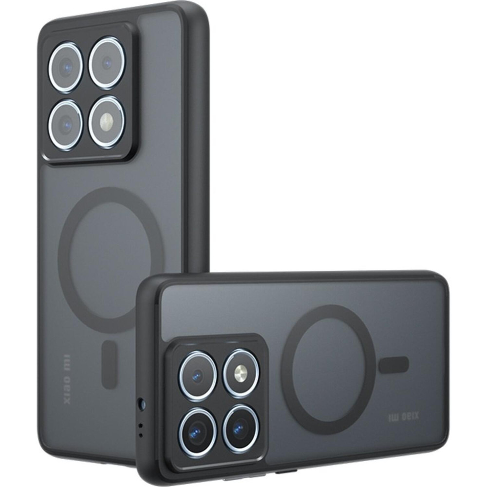 Θήκη Xiaomi 14T Techsuit PureFrost Σκληρή Ημιδιάφανη με MagSafe - Frosted Black (5949419320628)