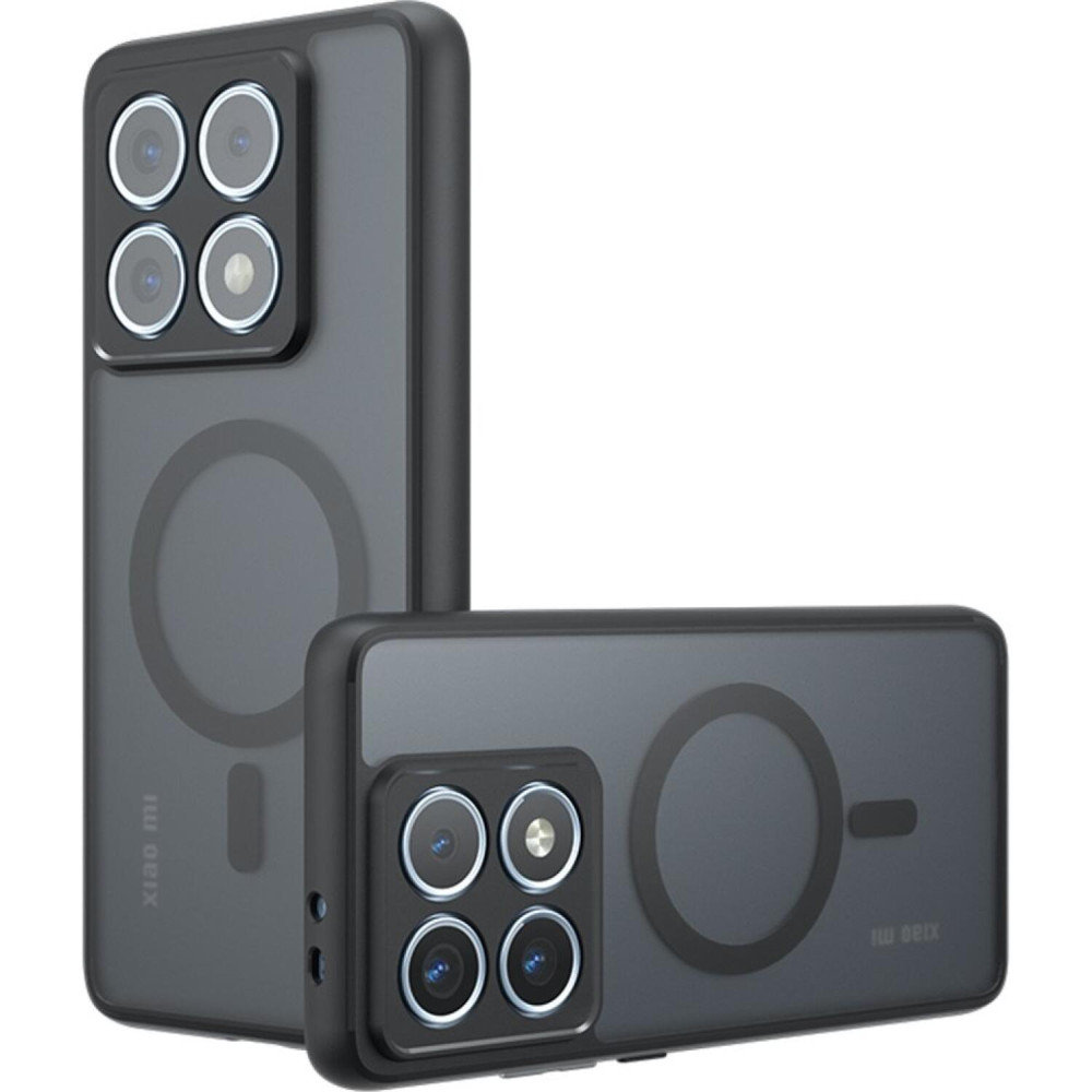 Θήκη Xiaomi 14T Pro Techsuit PureFrost Σκληρή Ημιδιάφανη με MagSafe - Frosted Black (5949419320611)