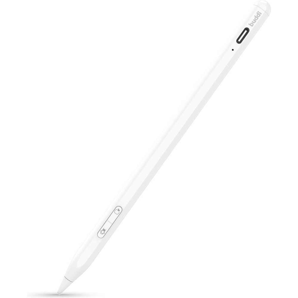 Γραφίδα Buddi Flow 2 Universal Active Stylus Pen Μαγνητική Ψηφιακή Αφής για Smartphone / Tablet 5 Έτη Εγγύηση - White (8719246488016)