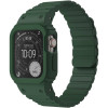 Θήκη Apple Watch Ultra 3 / Ultra 2 / Ultra 1 49mm Buddi Forge Unibody Μαγνητικό Σιλικόνης - Green (8719246551543)