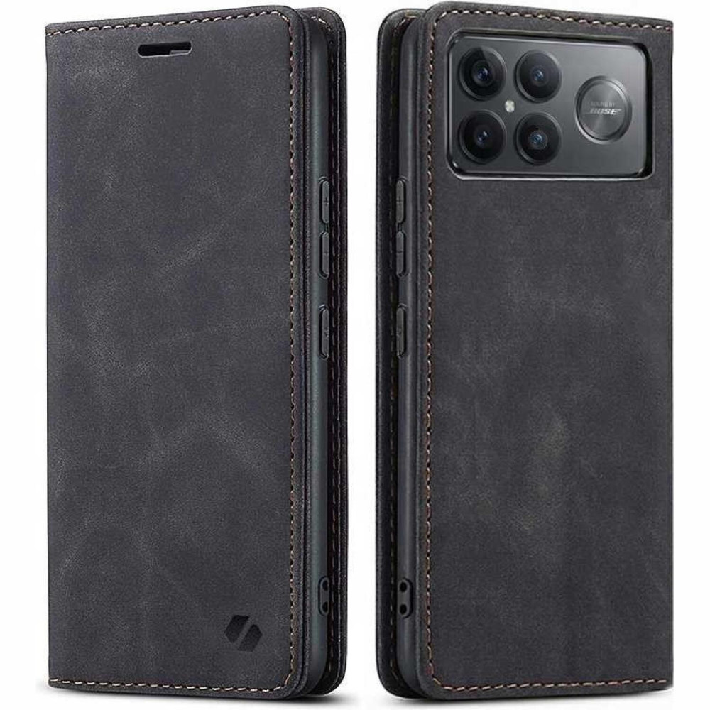 Θήκη Xiaomi Poco F8 Ultra Spacecase Wallet Πορτοφόλι - Black (5905719138509)