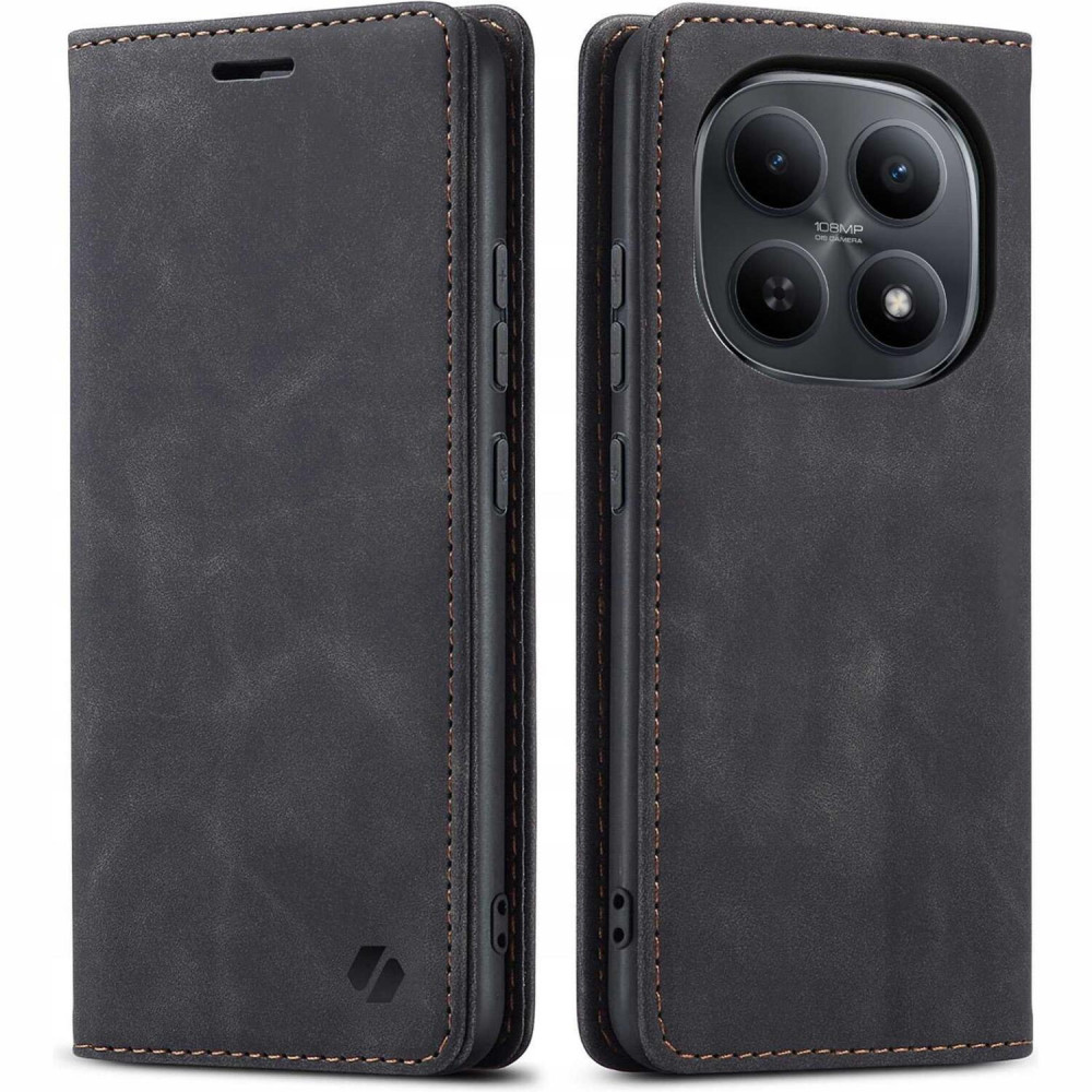 Θήκη Xiaomi Redmi Note 15 / Poco M8 Spacecase Wallet Πορτοφόλι - Black (5905719138998)