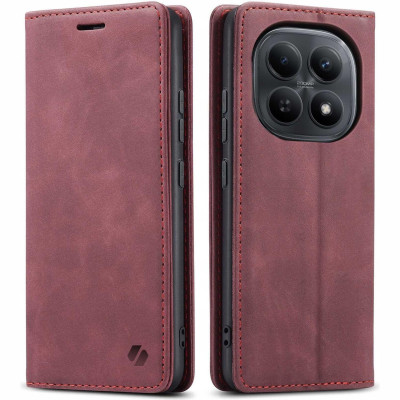 Θήκη Xiaomi Redmi Note 15 / Poco M8 Spacecase Wallet Πορτοφόλι - Red (5905719139018)