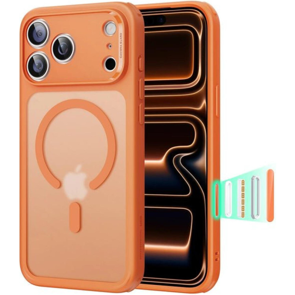 Θήκη iPhone 17 Pro Max ESR Classic Hybrid Magnetic Ανθεκτική με MagSafe & Κάλυμμα για Camera Control - Frosted Orange (4894240291627)