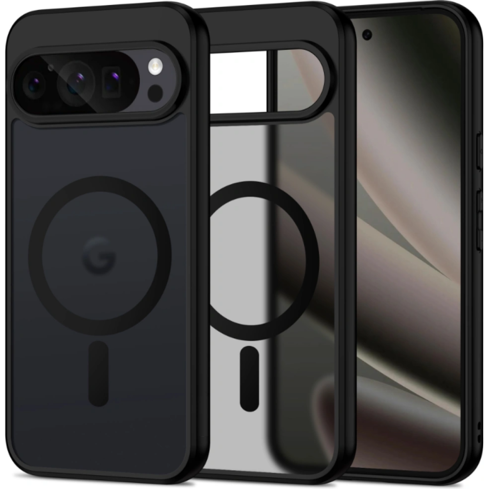 Θήκη Google Pixel 10 Pro XL Techsuit PureFrost Σκληρή Ημιδιάφανη με MagSafe - Frosted Black (5949419320055)