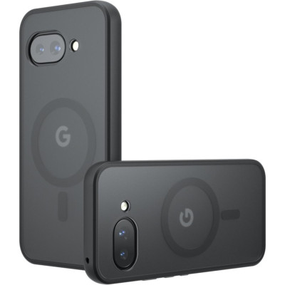 Θήκη Google Pixel 9a Techsuit PureFrost Σκληρή Ημιδιάφανη με MagSafe - Frosted Black (5949419320086)