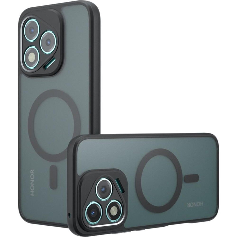 Θήκη Honor 400 Lite Techsuit PureFrost Σκληρή Ημιδιάφανη με MagSafe - Frosted Black (5949419320765)