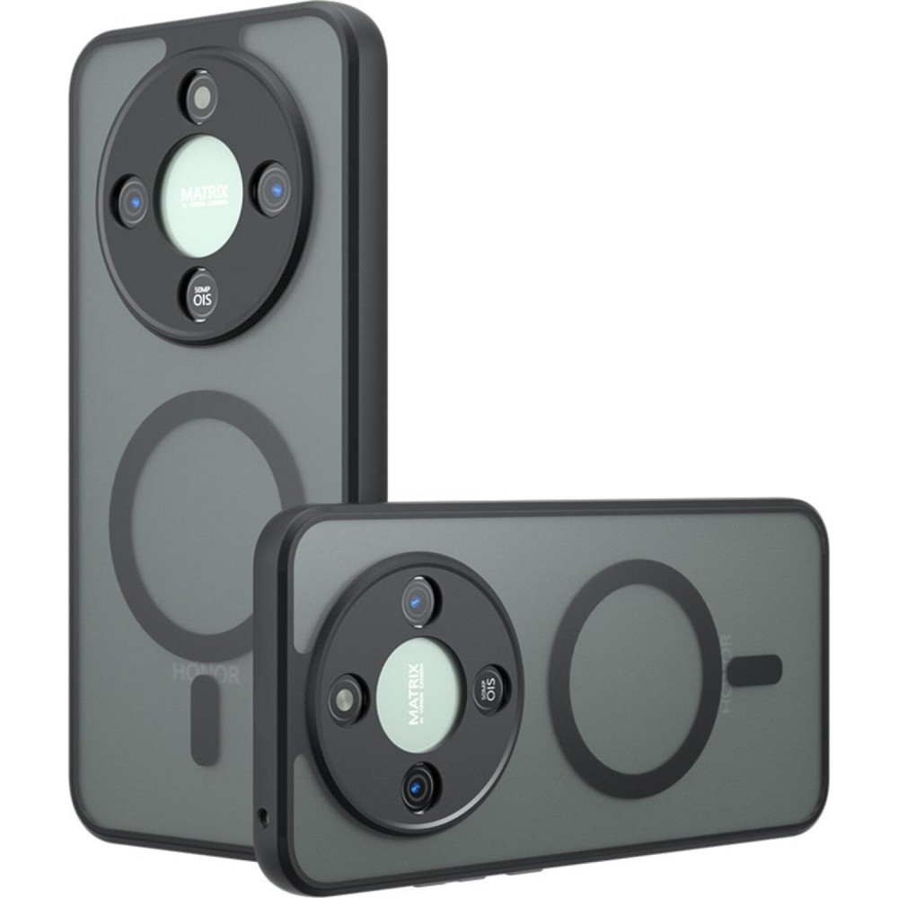 Θήκη Honor Magic6 Lite Techsuit PureFrost Σκληρή Ημιδιάφανη με MagSafe - Frosted Black (5949419320833)