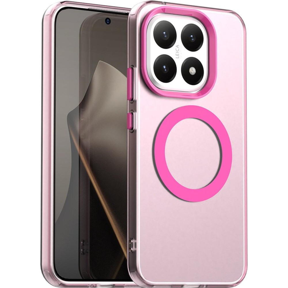 Θήκη Xiaomi 15T Techsuit CandyCase Σκληρή Ημιδιάφανη με MagSafe - Pink (5949419344778)