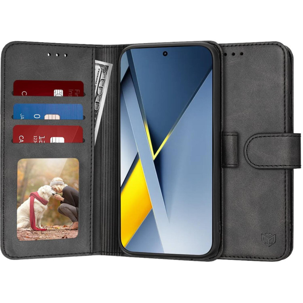 Θήκη Xiaomi Poco F8 Ultra Techsuit Diary Book Πορτοφόλι - Black (5949419350434)