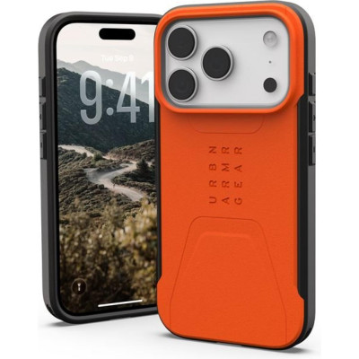 Θήκη iPhone 17 Pro Max UAG Civilian Ανθεκτική με MagSafe - Orange (114546119797)