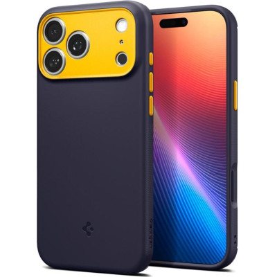 Θήκη iPhone 17 Pro Spigen Nano Pop MagFit Ανθεκτική Σιλικόνης με MagSafe - Blueberry Navy (ACS10326)