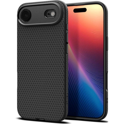 Θήκη iPhone Air Spigen Liquid Air Ανθεκτική Σιλικόνης - Matte Black (ACS10302)