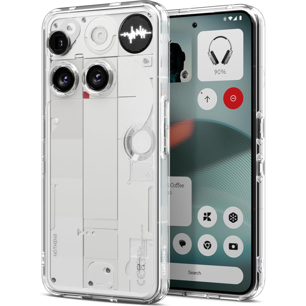 Θήκη Nothing Phone 3 Spigen Ultra Hybrid Ανθεκτική Διάφανη Σκληρή - Crystal Clear (ACS08567)