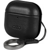 Θήκη AirPods 4th Gen Alto Premium Leather Case Ανθεκτική Σκληρή Δερμάτινη - Raven Black (AP424-RAV)