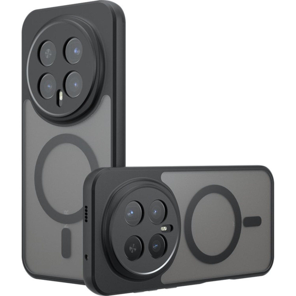 Θήκη Honor Magic8 Pro Techsuit PureFrost Σκληρή Ημιδιάφανη με MagSafe - Frosted Black (5949419338982)