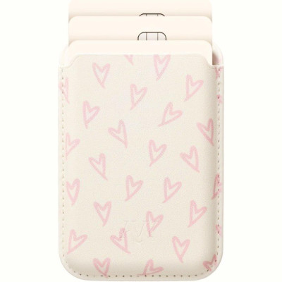 Universal Θήκη AVY Wallet MagSafe Πορτοφόλι για Κάρτες - Cupid Blush (8719246498022)