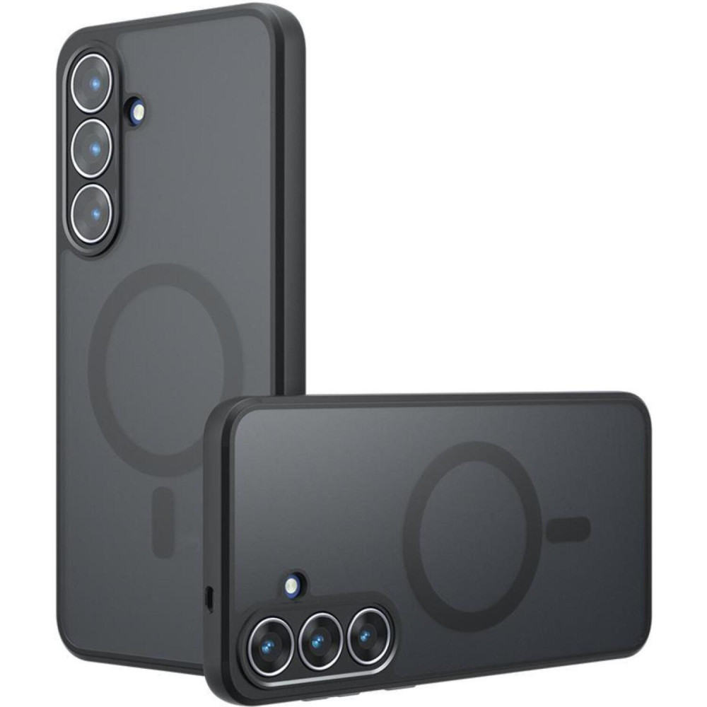 Θήκη Samsung Galaxy S26 Plus Techsuit PureFrost Σκληρή Ημιδιάφανη με MagSafe - Frosted Black (5949419342040)