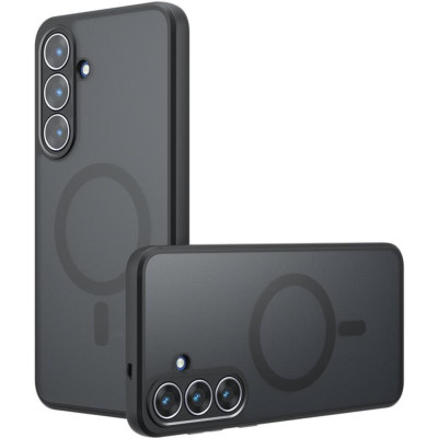 Θήκη Samsung Galaxy S26 Plus Techsuit PureFrost Σκληρή Ημιδιάφανη με MagSafe - Frosted Black (5949419342040)