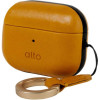 Θήκη AirPods Pro 2nd Gen Alto Premium Leather Case Ανθεκτική Σκληρή Δερμάτινη - Caramel Brown (APR22-CAR)