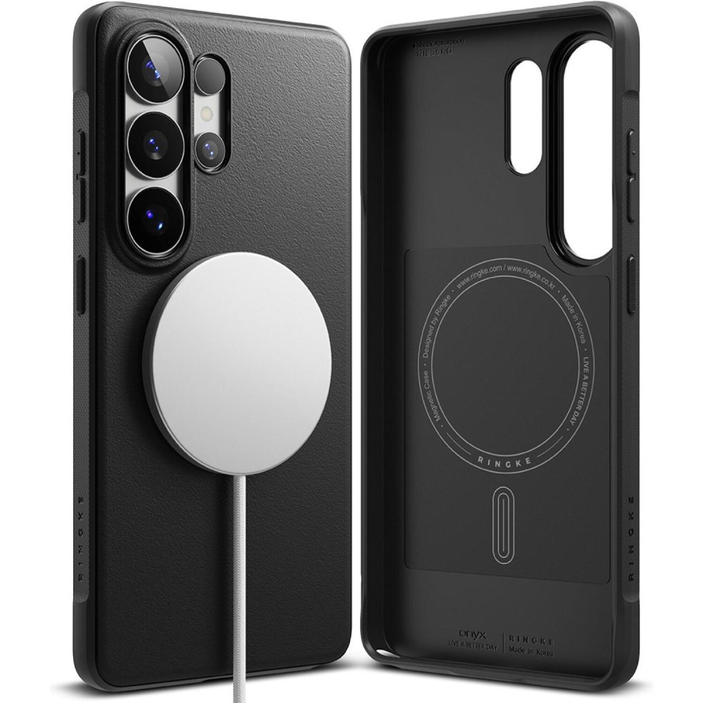 Θήκη Samsung Galaxy S26 Ultra Ringke Onyx Magnetic Σιλικόνης με MagSafe - Black (8800328815988)