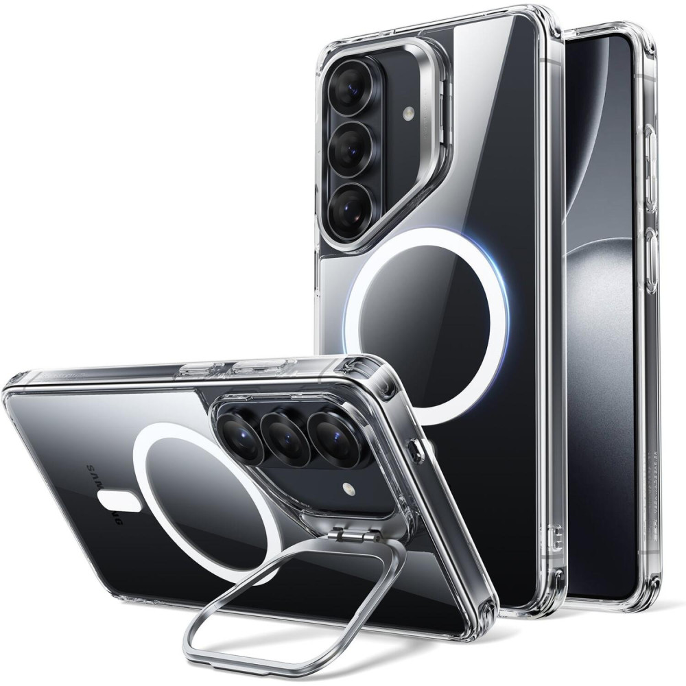 Θήκη Samsung Galaxy S26 ESR Classic Hybrid Magnetic with Stash Stand Ανθεκτική με MagSafe & Kickstand - Clear (4894240295977)