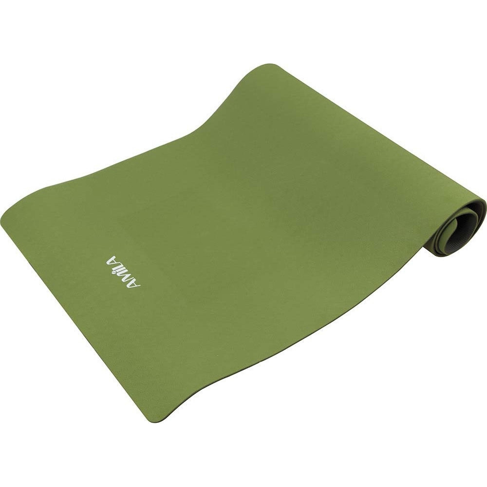 Amila TPE Mat - Στρώμα για Γυμναστική / Yoga / Pilates - 6mm Πάχος - Green (81747)