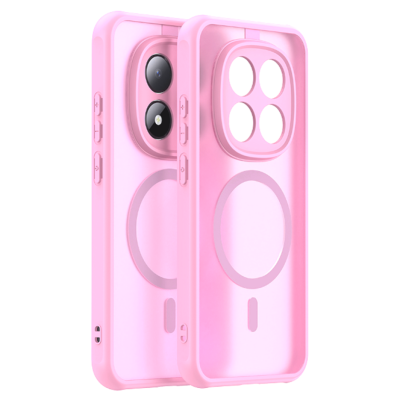 Θήκη Xiaomi Redmi Note 15 Pro 5G Techsuit HaloFrost II MagSafe Σκληρή Ημιδιάφανη με MagSafe - Pink (5949419358195)