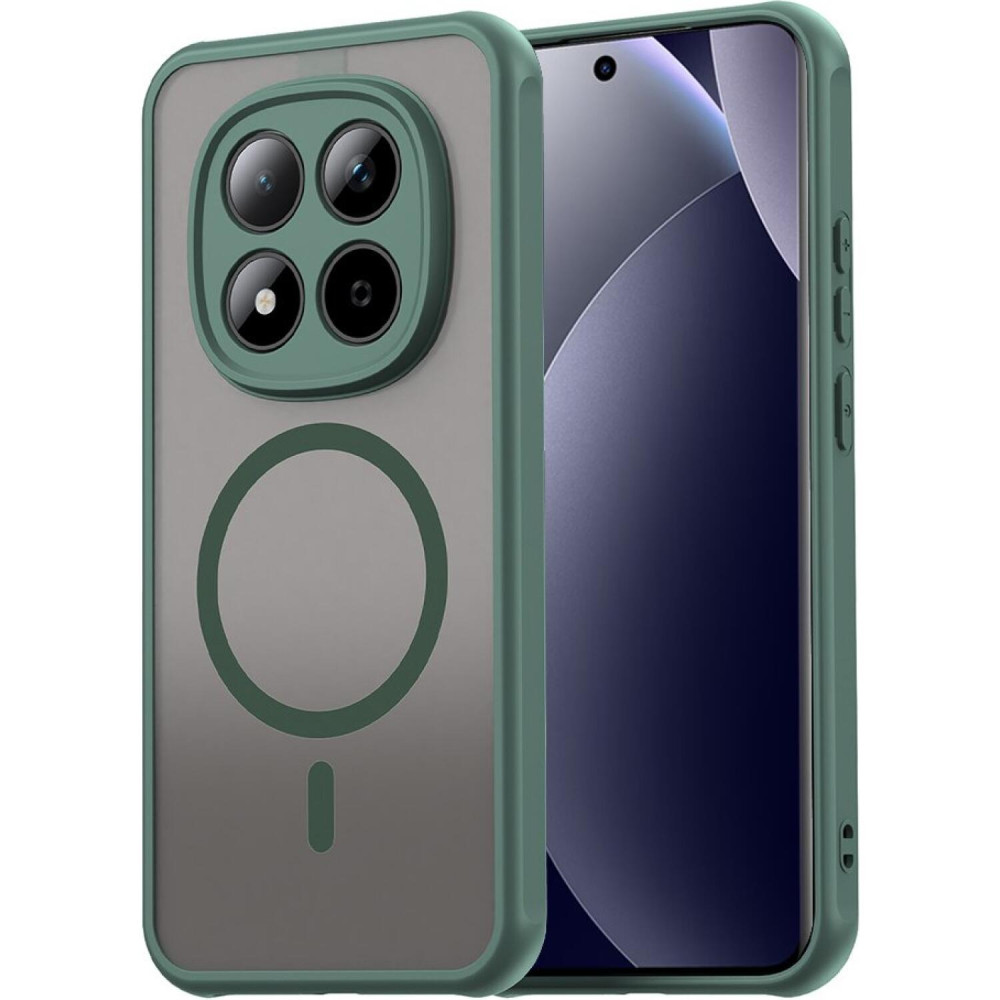 Θήκη Xiaomi Redmi Note 15 Pro 5G Techsuit HaloFrost II MagSafe Σκληρή Ημιδιάφανη με MagSafe - Green (5949419358188)