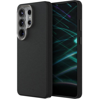 Θήκη Samsung Galaxy S26 Ultra Uniq Lyden Ανθεκτική με MagSafe από Premium Vegan Δέρμα & Μεταλλικό Πλαίσιο Κάμερας - Black (UNIQ-GS26UHYB-LYDMDBLK)