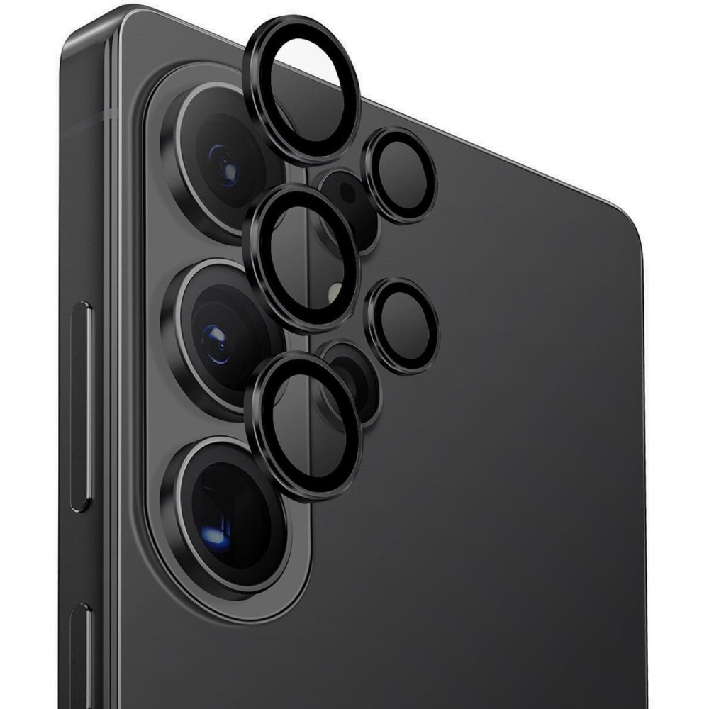 Tempered Glass Samsung Galaxy S26 Ultra Uniq Optix AluGuard Αντιχαρακτικό Γυαλί Προστασίας με Αλουμίνιο για Φακό Κάμερας - Midnight Black (UNIQ-GS26U-ALENSBLK)