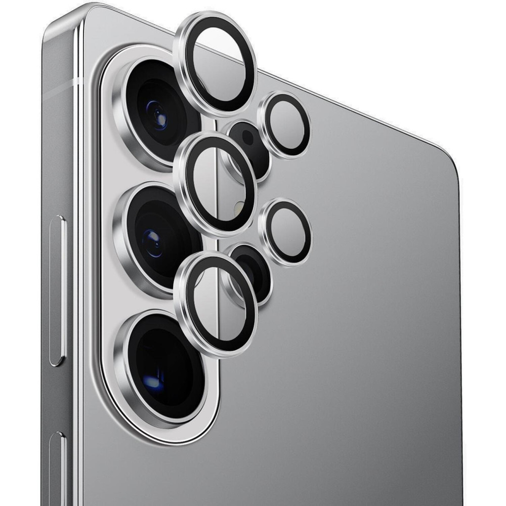 Tempered Glass Samsung Galaxy S26 Ultra Uniq Optix AluGuard Αντιχαρακτικό Γυαλί Προστασίας με Αλουμίνιο για Φακό Κάμερας - Sterling Silver (UNIQ-GS26U-ALENSSIL)
