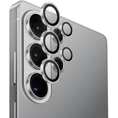 Tempered Glass Samsung Galaxy S26 Ultra Uniq Optix AluGuard Αντιχαρακτικό Γυαλί Προστασίας με Αλουμίνιο για Φακό Κάμερας - Sterling Silver (UNIQ-GS26U-ALENSSIL)